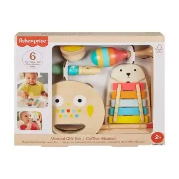 Fisher-Price - Coffret Musical Avec Instruments En Bois 6 Pices - Instrume... - 6