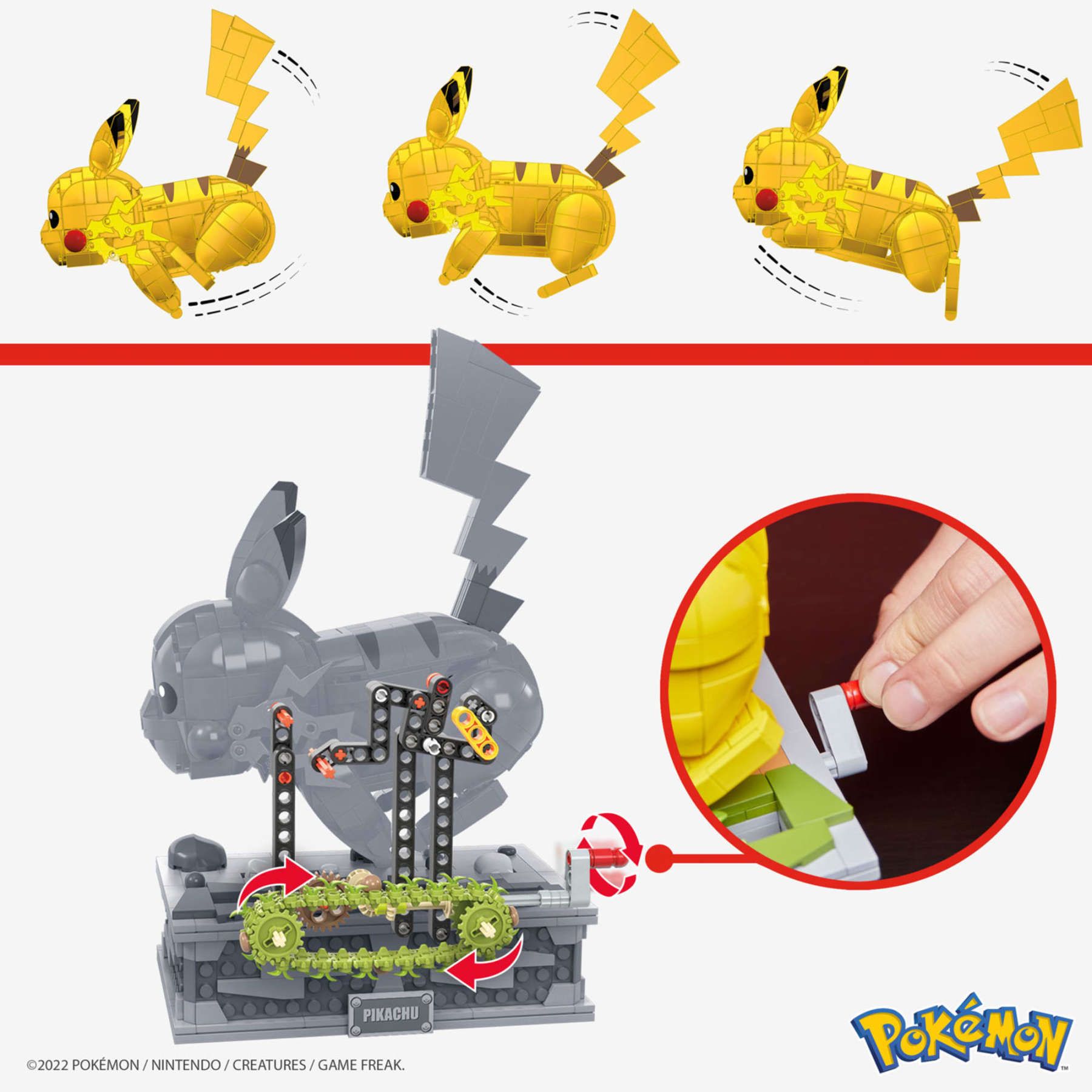 Mega Pok�mon - Pikachu En Mouvement - Jouet De Construction - 12 Ans Et + - 3