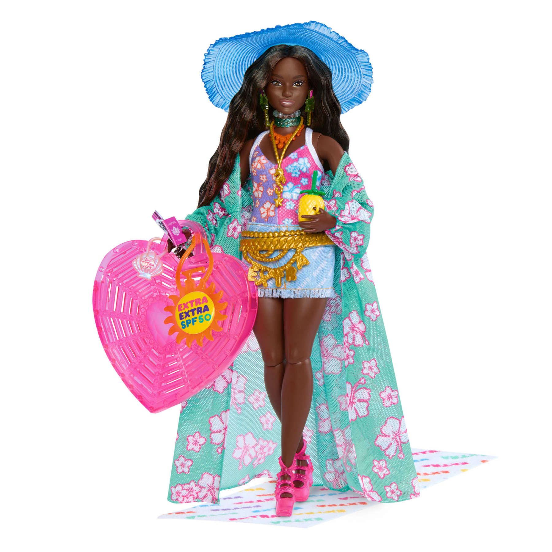 Barbie - Poup�e Extra Cool Plage - Poup�e Mannequin - 3 Ans Et +