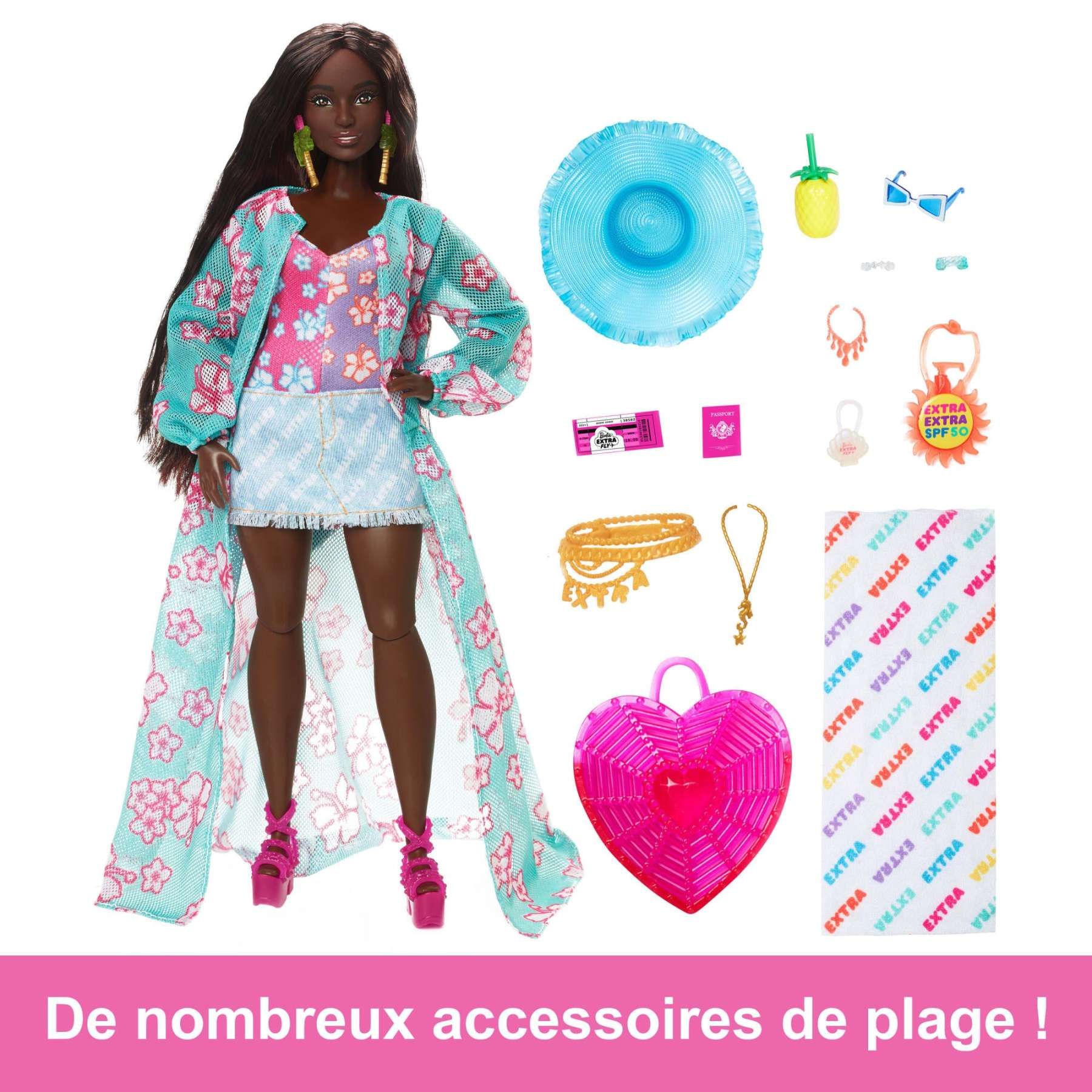 Barbie - Poup�e Extra Cool Plage - Poup�e Mannequin - 3 Ans Et + - 3