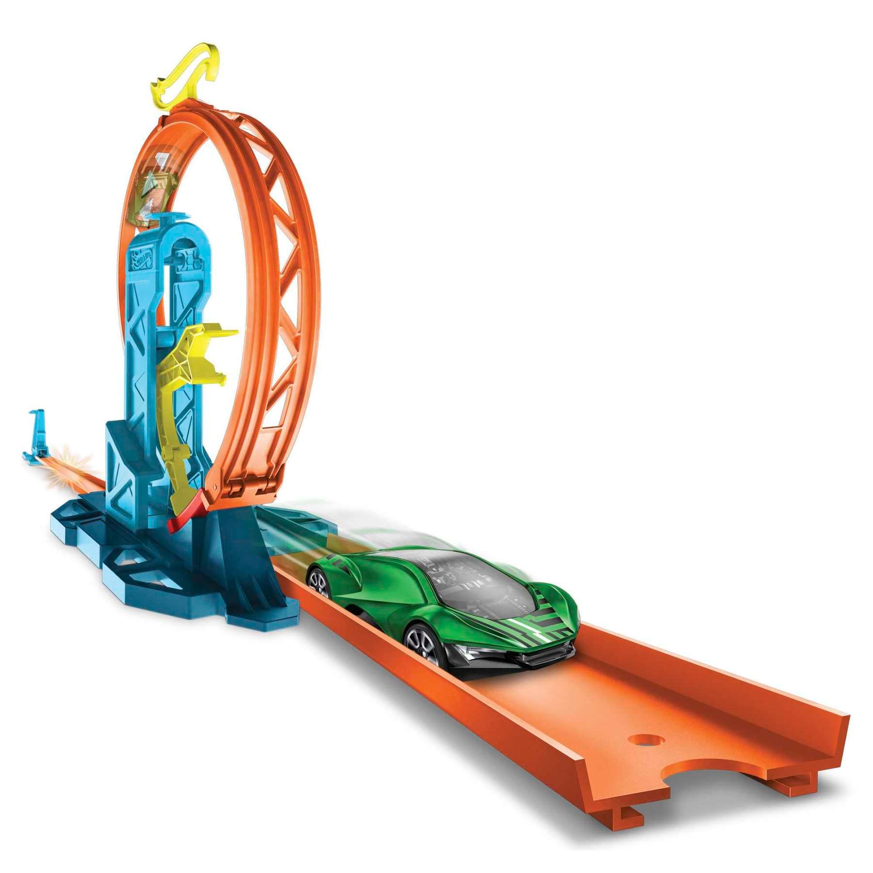 Hot Wheels - Track Builder Unlimited - Coffret Lanceur Et Looping - 3