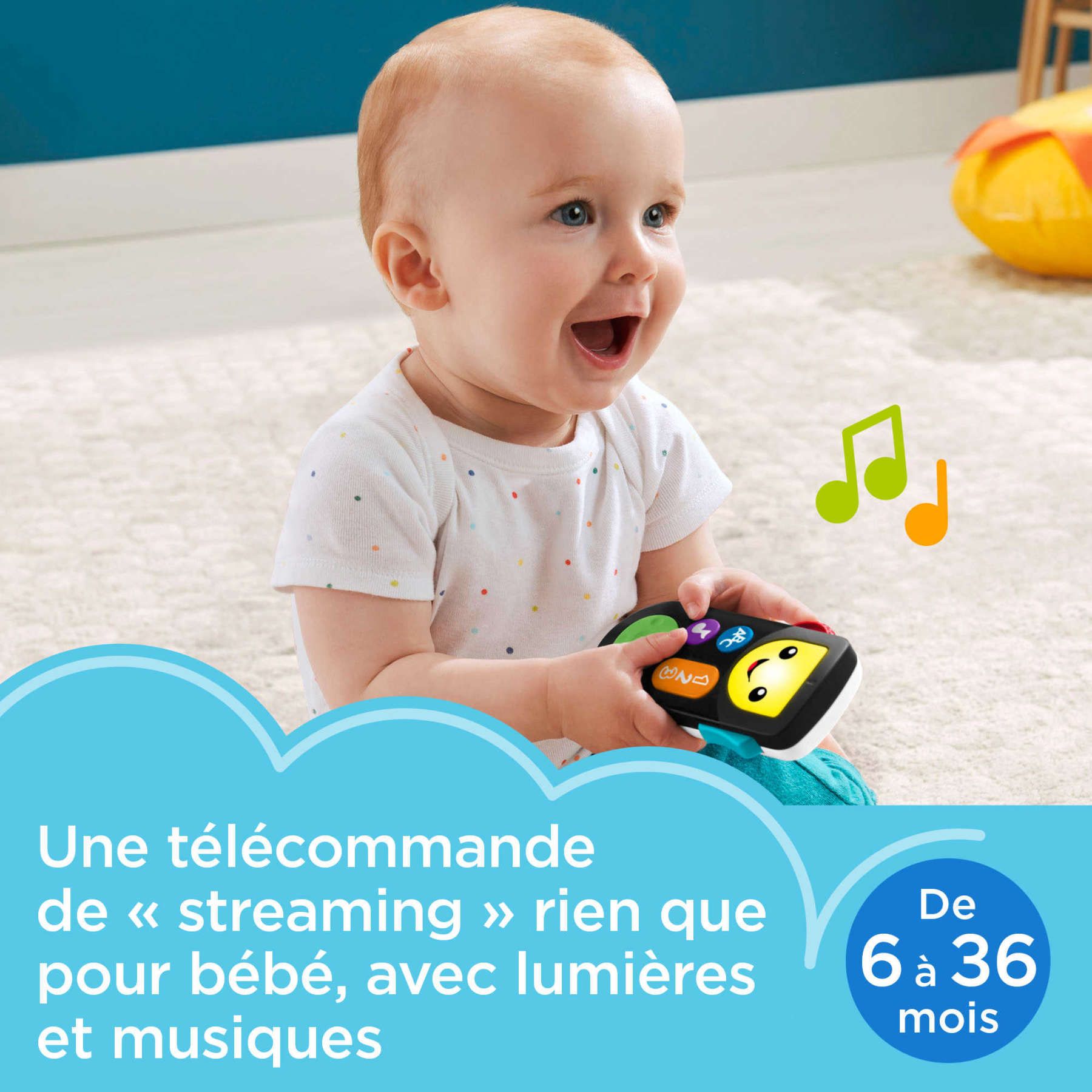 Fisher-Price - Rires & veil - Ma Premire Tlcommande Vf - Jouet D'veil ... - 2