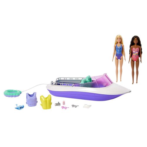 Barbie  Barbie Mermaid Power-Bateau, Poupées Et Accessoires
