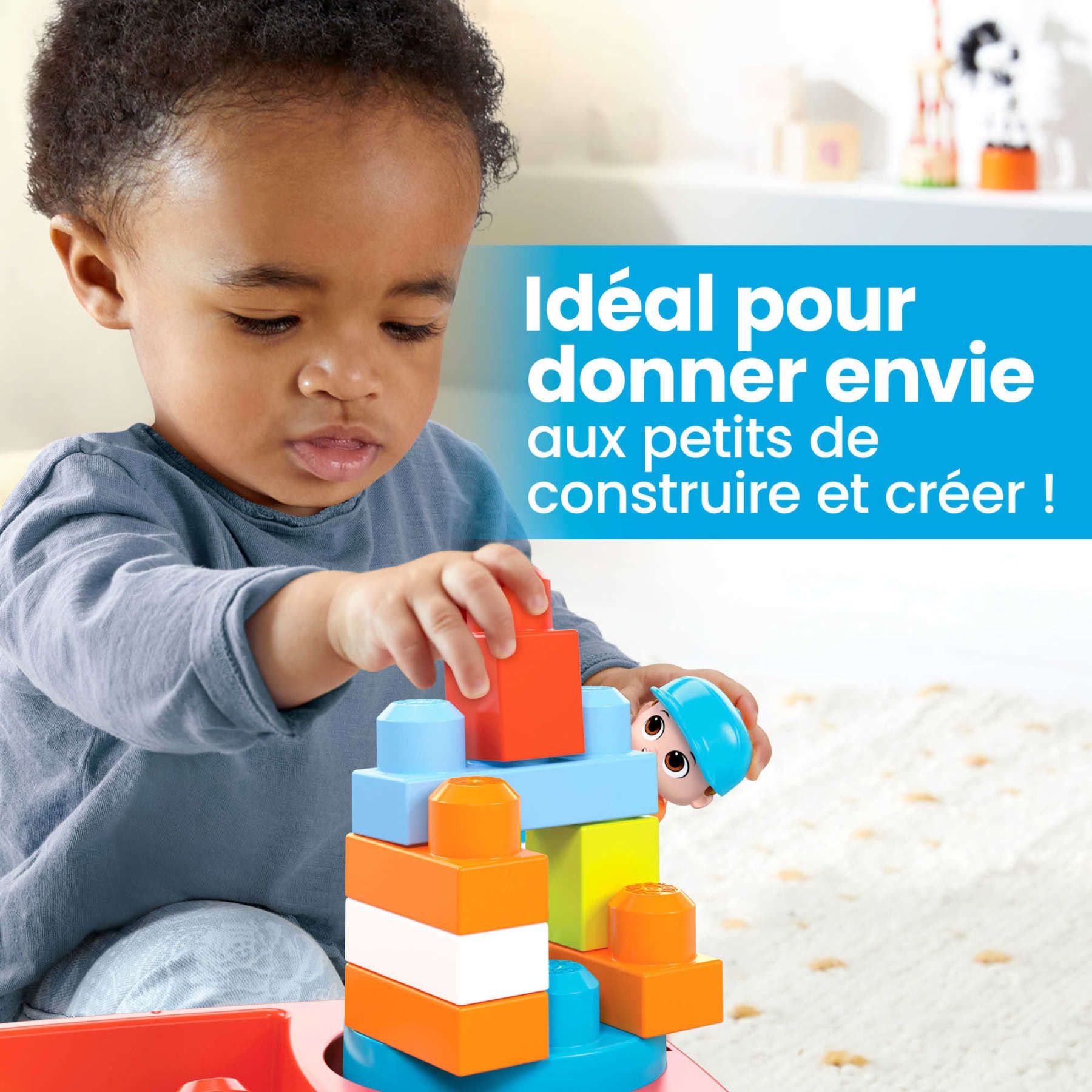 First Builders Mega Bloks - Tourni Wagon - Jouet De Construction - 1 An Et ... - 4