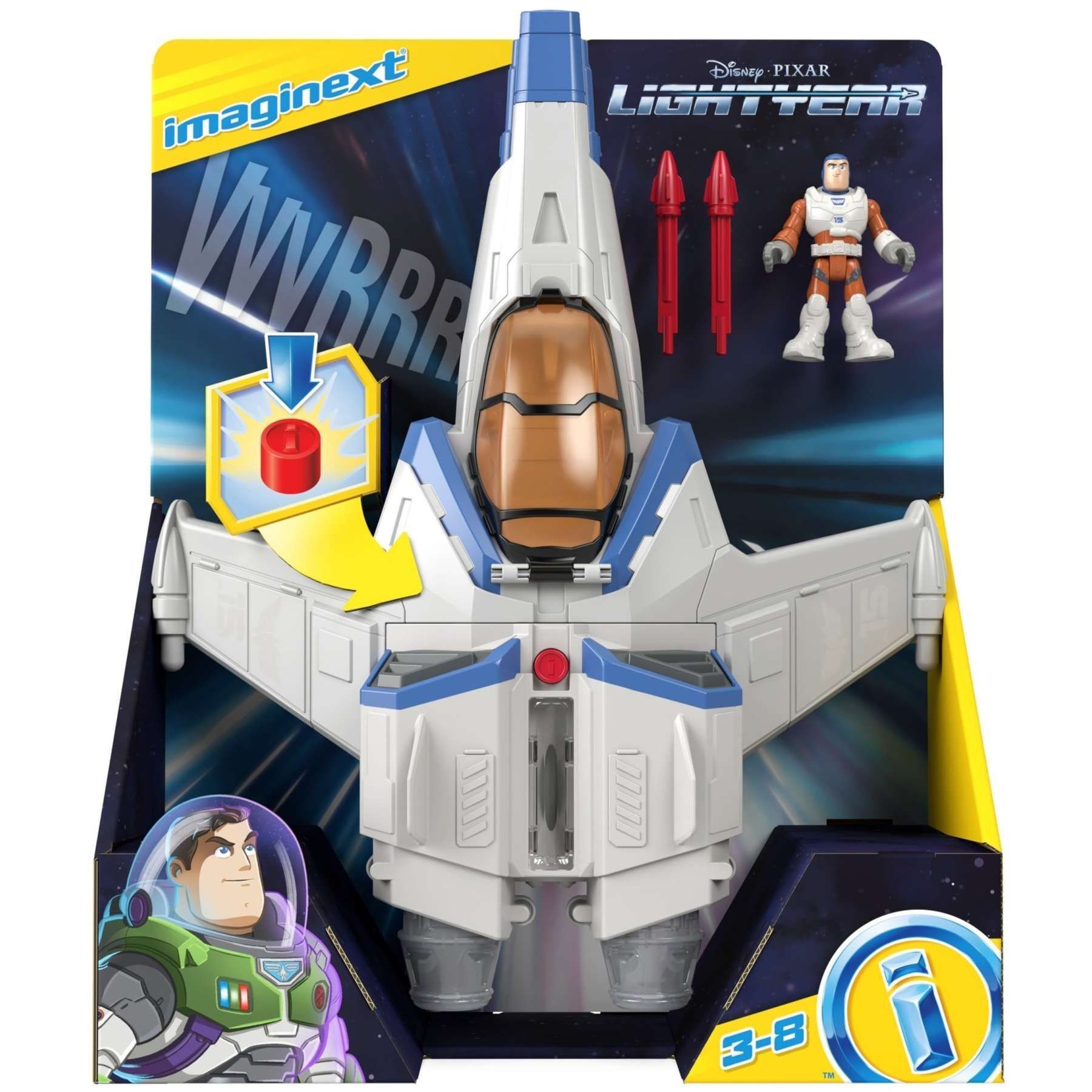Imaginext Disney And Pixar Lightyear Lights & Sounds Xl-15 - 6