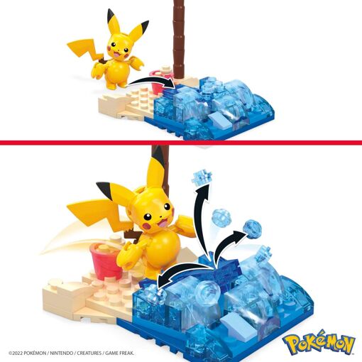 Mega Pok�mon - Pikachu Aventure � La Plage - Jouet De Construction - 6 Ans ... - 4