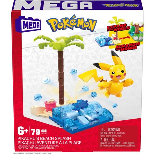 Mega Pok�mon - Pikachu Aventure � La Plage - Jouet De Construction - 6 Ans ... - 6