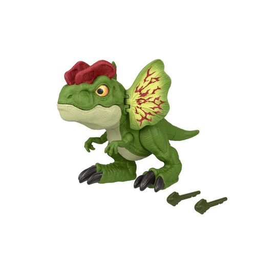 Jurassic World - Dilophosaurus Tir Fatal - Figurine Dinosaure - 4 Ans Et +