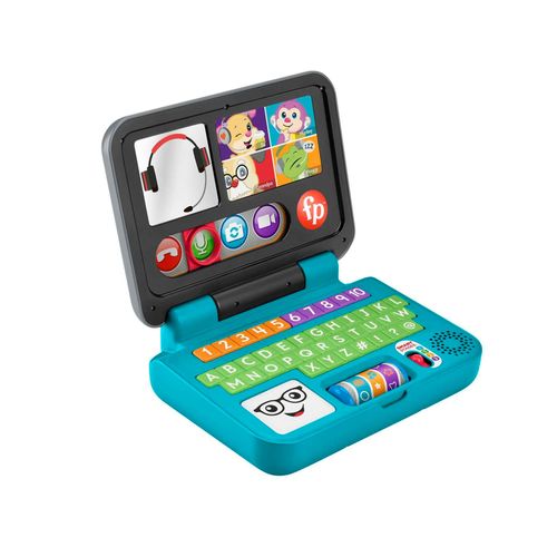 Fisher-Price - Rires & Éveil - Mon Premier Ordi Portable- Jouet D'éveil - 6 Mois Et +