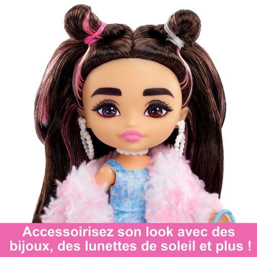 Barbie Extra Minis - Poup�e Brune - Poup�e Mannequin - 3 Ans Et + - 4