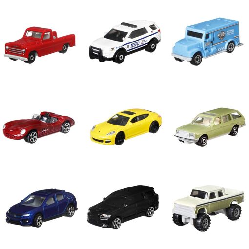Matchbox - Assortiment Coffret 9 V�hicules - 2