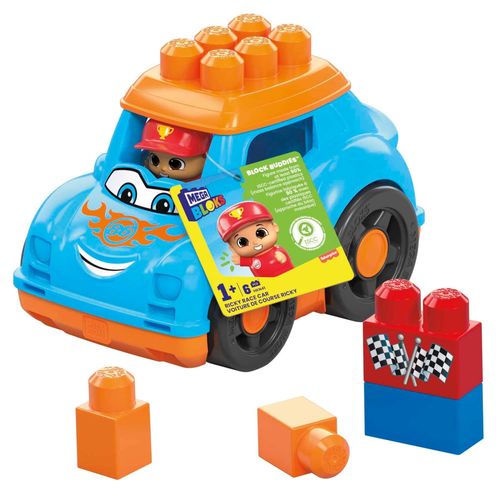 Mega Bloks - Voiture De Course Ricky - Jouet De Construction - 1 Ans Et +