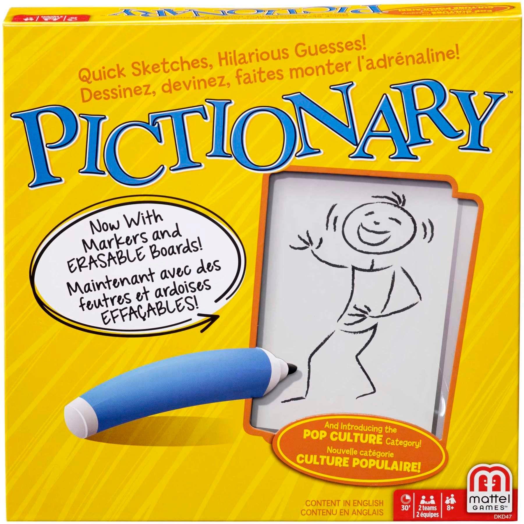 Pictionary Mattel Games - Pictionary - Jeu De Socit - 8 Ans Et +