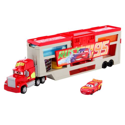 Disney Pixar Cars - Coffret Mack Color Changer - Camion Petites Voitures - 4 Ans Et +