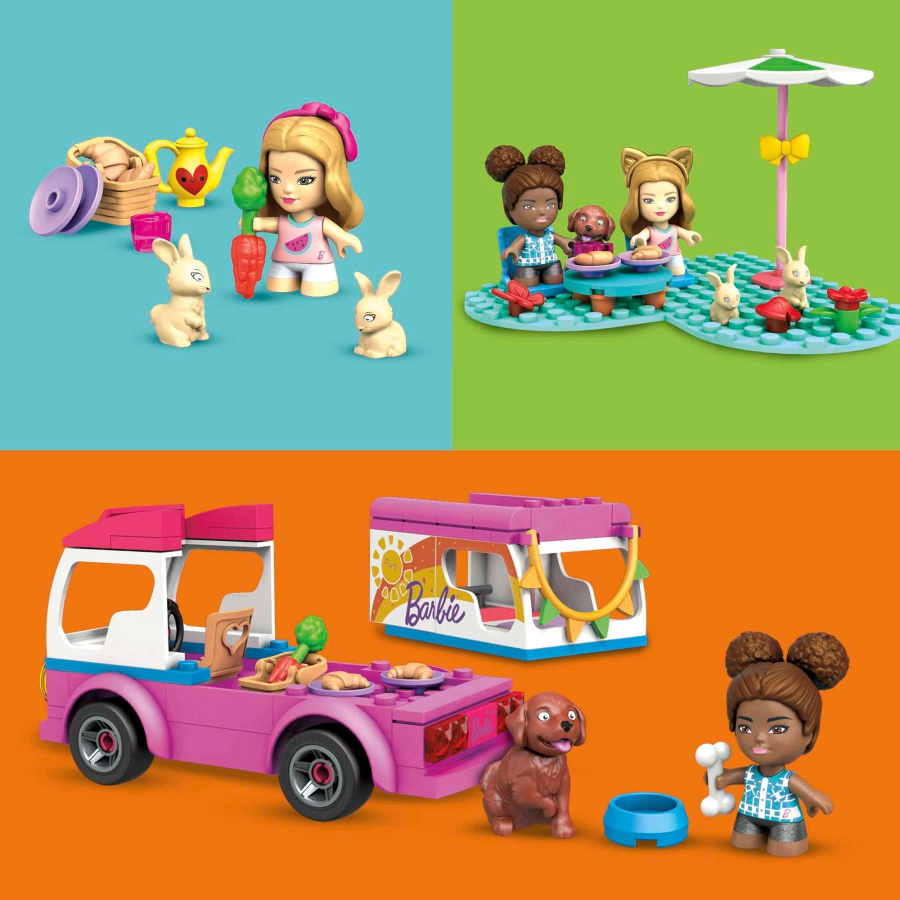 Mega Construx - Barbie - Aventure En Camping-Car De R�ve - 7