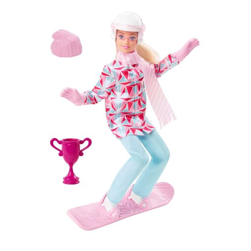 Poup�e Barbie Snowboardeuse - Poup�e Mannequin - 3 Ans Et +