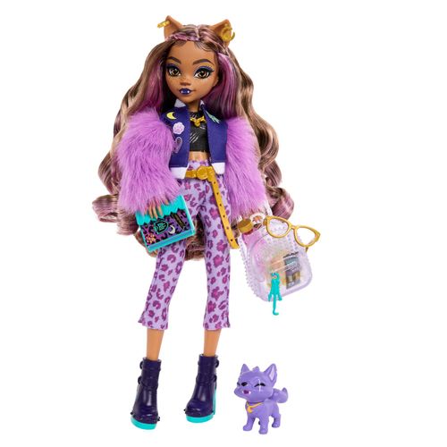 Monster High-Clawdeen Wolf-Poupée Avec Chien Crescent Et Accessoires