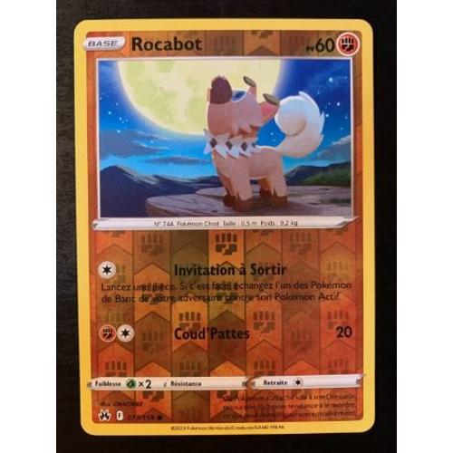 Pokémon Reverse Rocabot 073 / 159 Eb12.5 Zenith Suprême