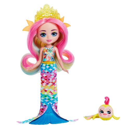Royal Enchantimals - Royaume De L'océan - Radia Poisson Arc-En-Ciel Et Flo