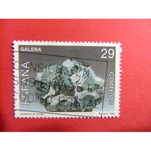 31 Espagne 1994 / Galène Minérale / Edifil 3286 Fu Yvert 2879 Fu