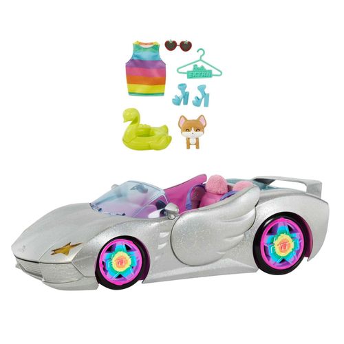 Barbie - Cabriolet Barbie Extra - Voiture De Poupée - 3 Ans Et +