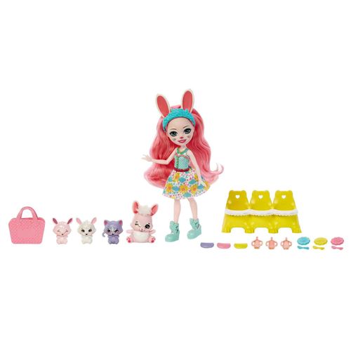 Enchantimals - Bree Lapin Et Son Ami Twist - Mini Poupée - 12 Mois Et +