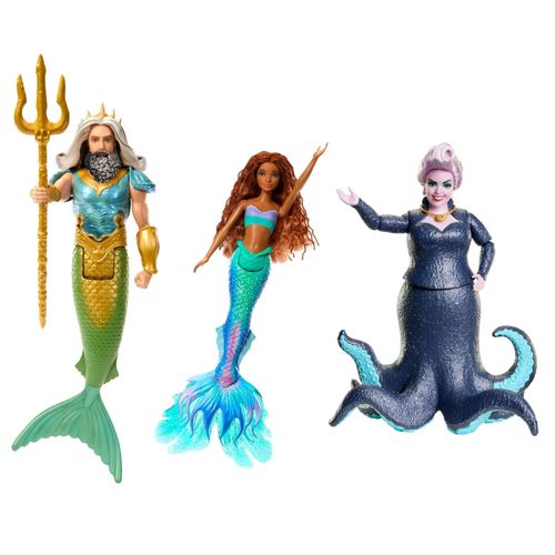 Coffret Disney La Petite Sirène Avec Ariel, Le Roi Triton Et Ursula