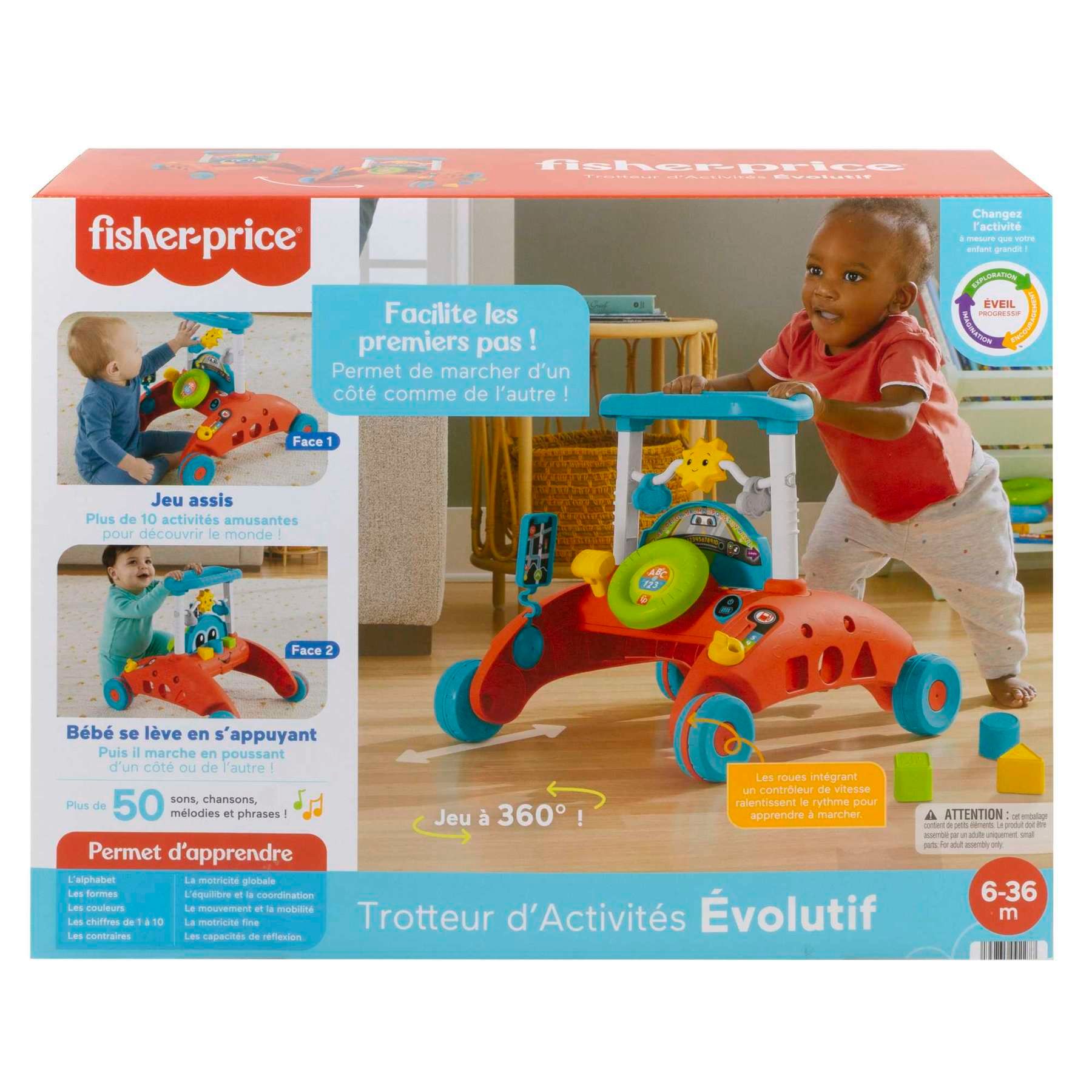 Fisher-Price Trotteur D'Activités Evolutif- Jouet D'Éveil