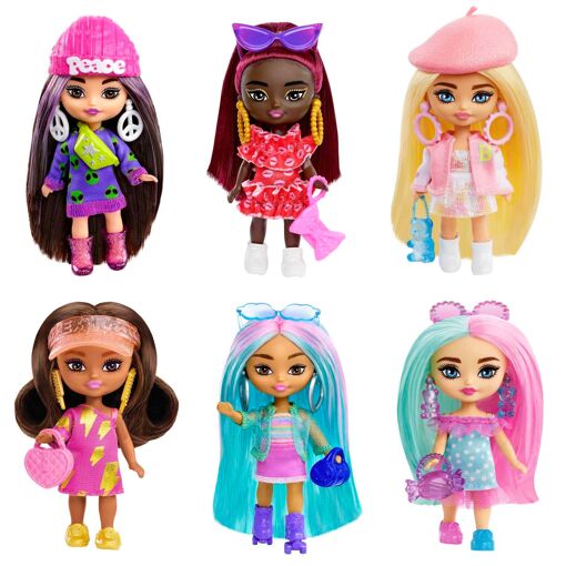 Poup�e Barbie Xtra Mini Minis 8 Cm - Mod�le Al�atoire