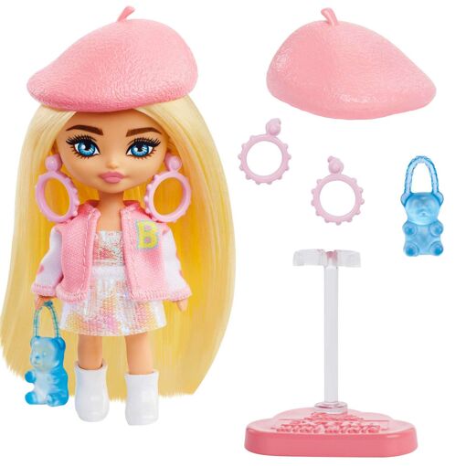 Poup�e Barbie Xtra Mini Minis 8 Cm - Mod�le Al�atoire - 5
