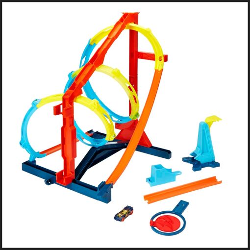 Hot Wheels - Track Builder Unlimited - Coffret Spirale Infernale - 5