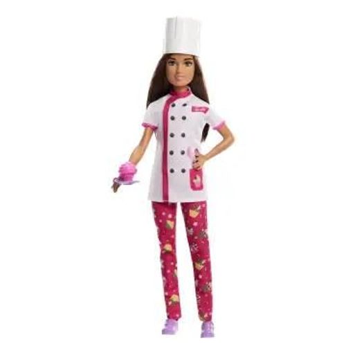 Barbie - Poupée Barbie Cheffe Pâtissière - Poupée Mannequin - 3 Ans Et +