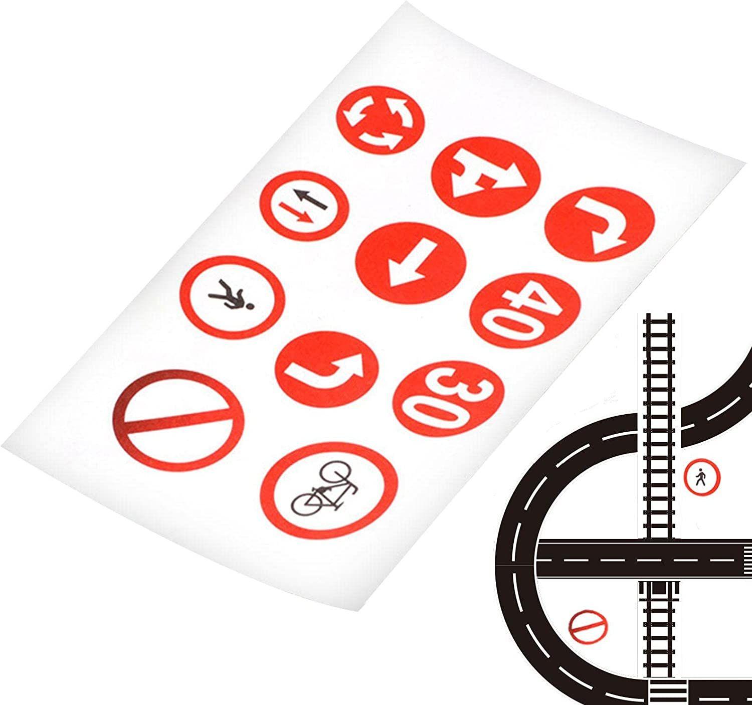 marque generique - 28 pcs / pack panneaux de signalisation en