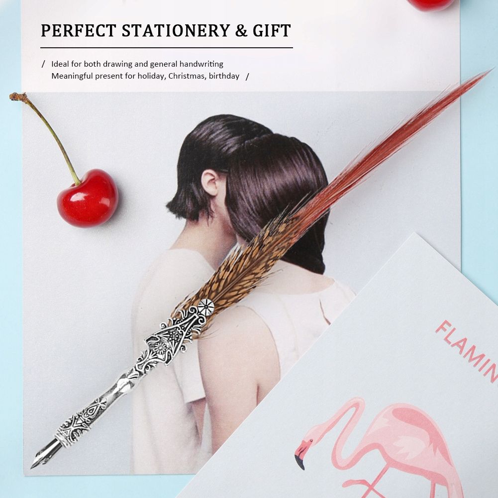 Stylo Plume Classique Avec Plumes Vintage - 6