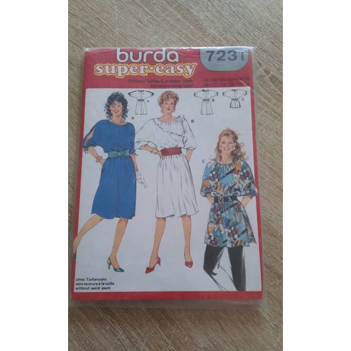 Patron Burda Robe Vintage 