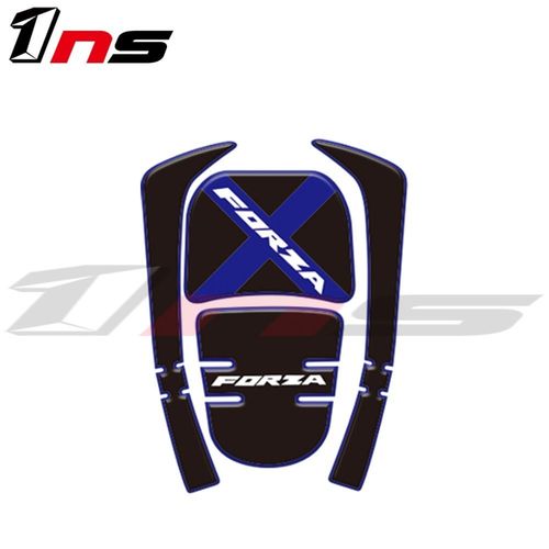 Autocollant Transparent Époxy 3d En Fiber De Carbone Décalcomanies Pour Réservoir De Carburant Pour Honda Forza 125 300 Forza125 Forza300