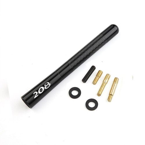 4.7 Pouces Gtline En Fiber De Carbone Antenne Radio Autocollant Pour Peugeot