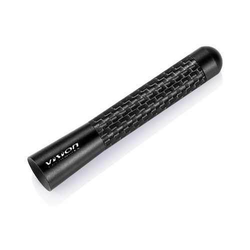 Le Noir - Antenne De Voiture 8cm En Fiber De Carbone Accessoire De Réglage Extérieur Pour Ford Fiesta Peugeot Citroen Vw Opel Astra Skoda Toyota