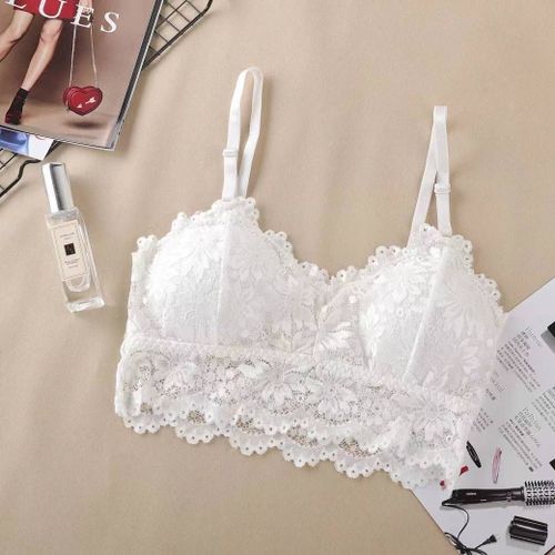 Soutien-Gorge En Dentelle Fine Pour Femme,Beau Dos,Sans Anneau En Acier,Sangle De Fronde,Petite Poitrine,Soutien-Gorge De Soutien