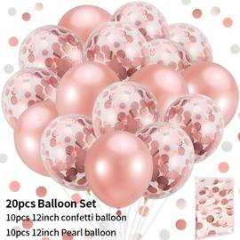 Ballons En Aluminium Pour Joyeux Anniversaire, En Or Rose, Pour