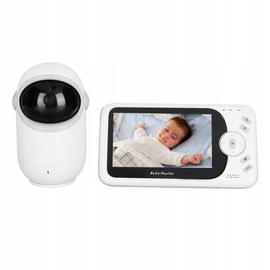 Babyphone vidéo & Babycam 2.4 pouces LCD 2.4GHz surveillance sans fil bébé  moniteur, prise en
