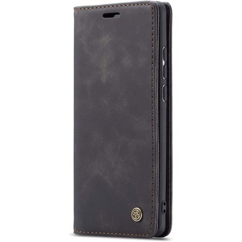 Coque Xiaomi Mi 9,Coque Rabat Avec Magnetique,Housse Portefeuille Cartes Stand Fonction (Noir)