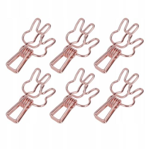 100pcs Lapin Trombones Évider Mignon