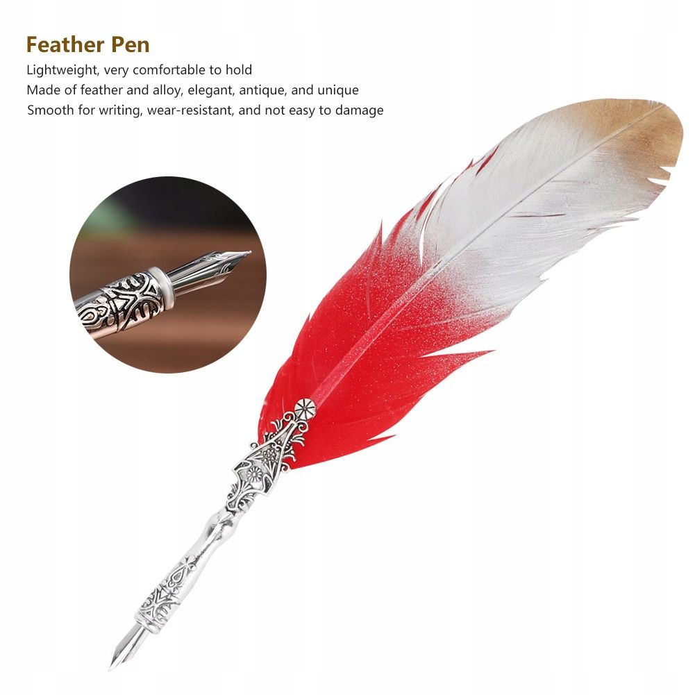 Stylo Plume Classique Avec Plumes Vintage - 5