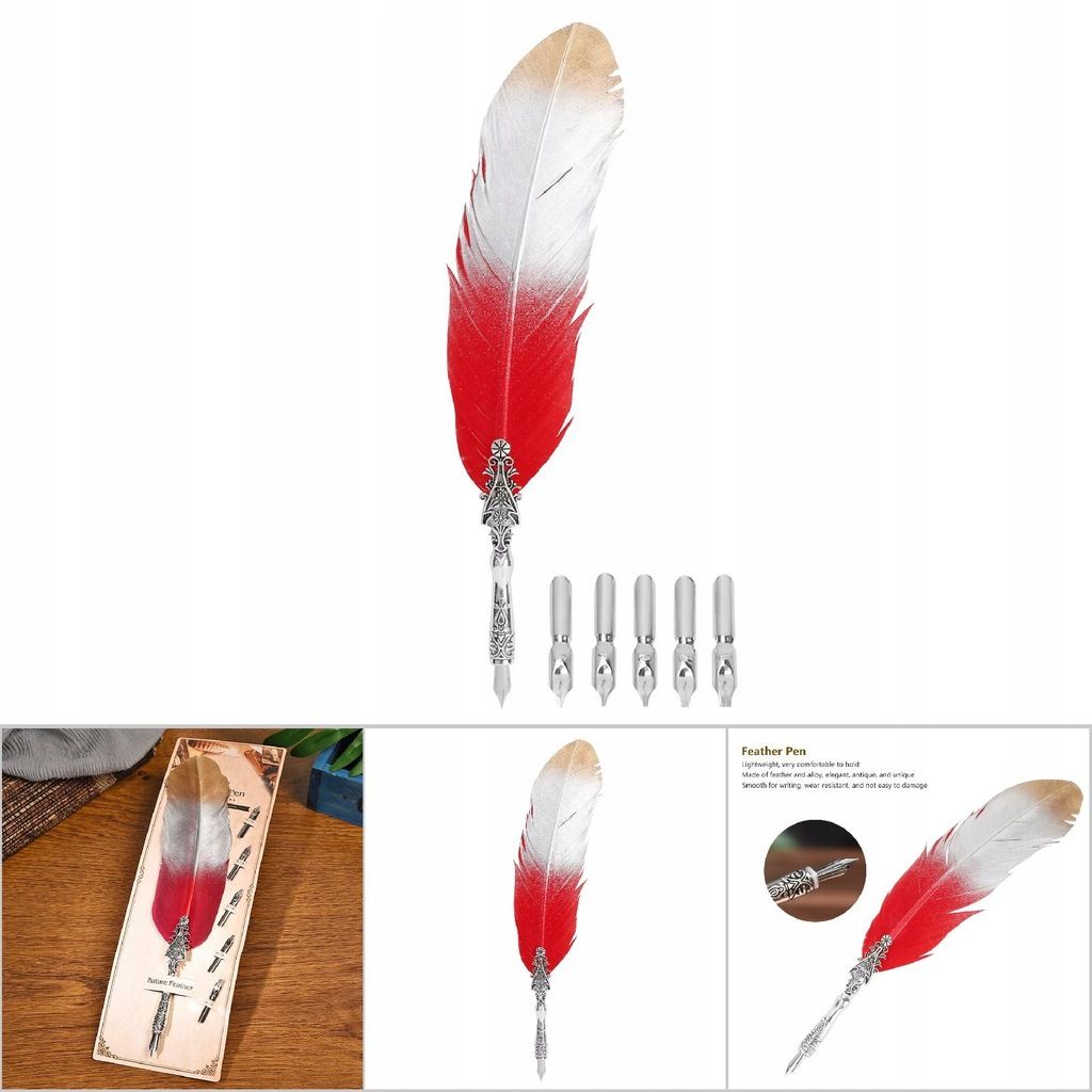 Stylo Plume Classique Avec Plumes Vintage - 6