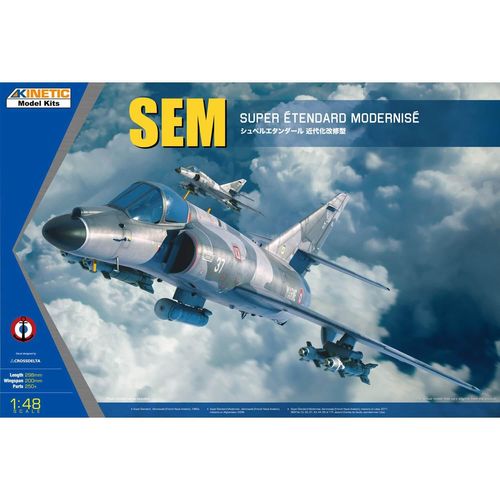 Maquette Avion : Sem Super Étendard Modernisé-Kinetic