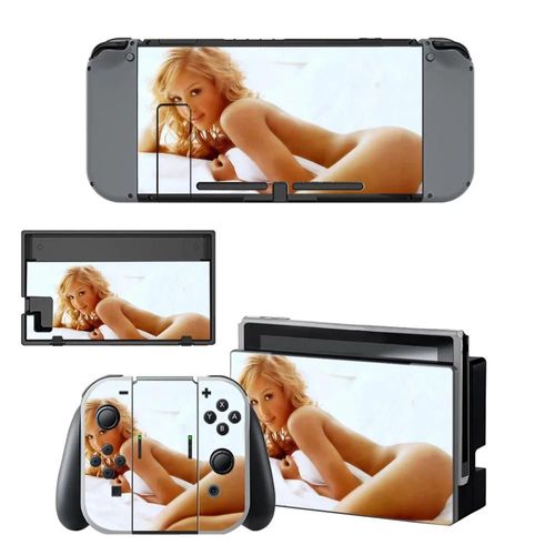 Autocollants En Vinyle Pour Console Nintendo Switch Ns Nx Et Joy-Con, 15 Styles D'autocollants Sexy Pour Femmes, Accessoires De Jeu
