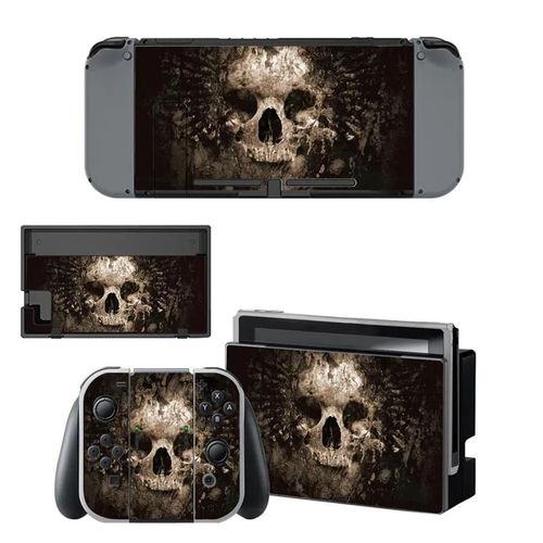 Autocollants En Vinyle Style Crâne Cool Pour Console Nx Et Joy-Con Nintendo Switch, Accessoires De Jeu, 10 Styles Disponibles