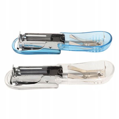 2 Pcs Mini Agrafeuse Capacité De Levier De 20 Feuilles