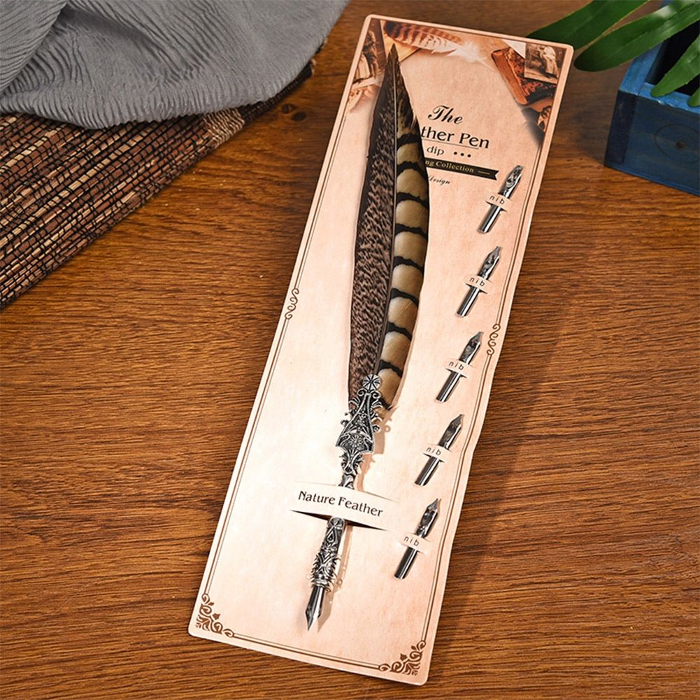 Stylo Plume Classique Avec Plumes Vintage - 5